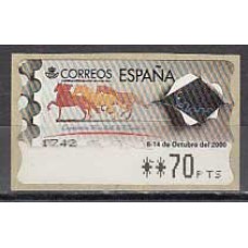 España II Centenario Etiquetas franqueo térmico 1999 Edifil 28 ** Mnh