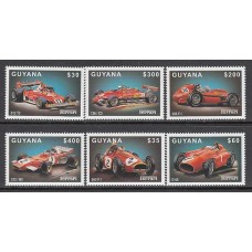 Guayana Britanica - Correo Yvert 4957/62 ** Mnh Deportes .Coches de Carrerras Ferrari