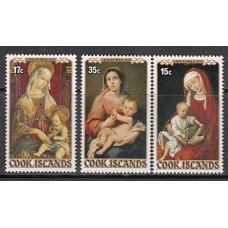 Cook - Correo Yvert 498/500 ** Mnh Navidad. Pinturas