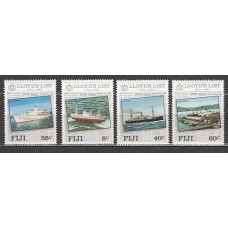 Fidji - Correo Yvert 498/501 ** Mnh Barcos