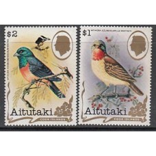 Aitutaki Correo Yvert 499/500 ** Mnh Fauna. Aves