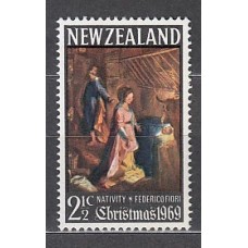 Nueva Zelanda - Correo 1969 Yvert 499 ** Mnh Navidad