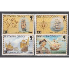 Tristan da Cunha - Correo Yvert 500/3 ** Mnh  Barcos