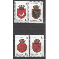 Gibraltar - Correo 1985 Yvert 501/4 ** Mnh Escudos
