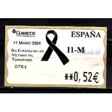 España II Centenario Etiquetas franqueo térmico 2004 Edifil 96 ** Mnh