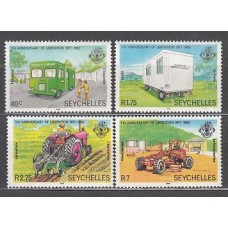 Seychelles - Correo Yvert 502/5 ** Mnh   Transportes