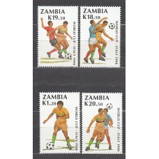Zambia - Correo Yvert 502/5 ** Mnh   Deportes fútbol