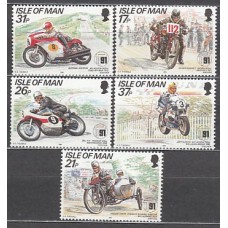 Man - Correo 1991 Yvert 502/506 ** Mnh Motos