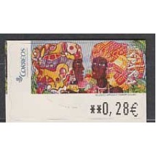 España II Centenario Etiquetas franqueo térmico 2005 Edifil 109 ** Mnh