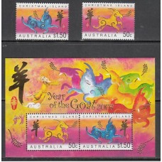 Christmas - Correo Yvert 505/6+H.25 ** Mnh Año Chino