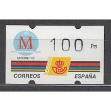 España II Centenario Etiquetas de franqueo ATMs Edifil 5 ** Mnh