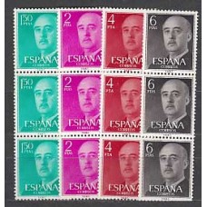 España II Centenario Tripticos Franco Edifil ** Mnh