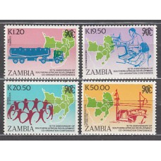 Zambia - Correo Yvert 506/9 ** Mnh