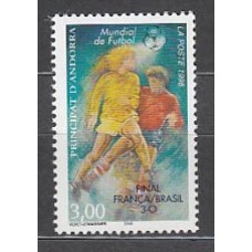 Andorra Francesa Correo 1998 Yvert 507 ** Mnh Deportes futbol