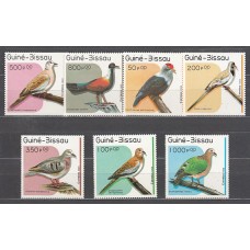 Guinea Bissau - Correo Yvert 507/13 ** Mnh  Fauna aves