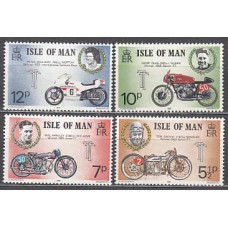 Man - Correo 1975 Yvert 51/4 ** Mnh Motocicletas