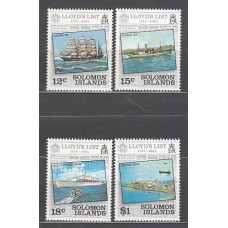 Salomon - Correo Yvert 510/3 ** Mnh Barcos
