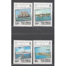 Salomon - Correo Yvert 510/3 ** Mnh Barcos