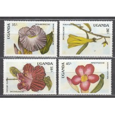 Uganda - Correo Yvert 510/3 ** Mnh  Flores