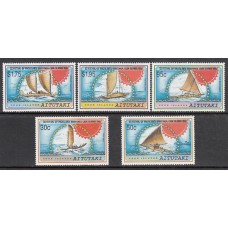 Aitutaki Correo Yvert 510/4 ** Mnh Barcos