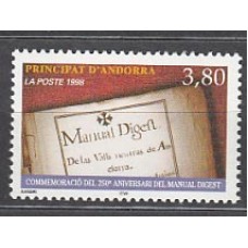 Andorra Francesa Correo 1998 Yvert 511 ** Mnh