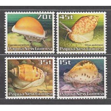 Papua y Nueva Guinea - Correo Yvert 511/4 ** Mnh Fauna Marina. Corales