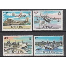 Bermudas - Correo Yvert 512/5 ** Mnh Aviones