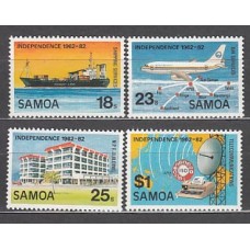 Samoa - Correo Yvert 513/6 ** Mnh Barcos