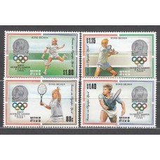 Niue - Correo Yvert 516/9 ** Mnh Deportes. Olimpiadas de Seoul