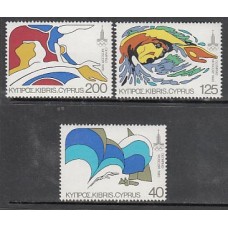 Chipre - Correo 1980 Yvert 517/9 ** Mnh Juegos Olimpicos de Moscu