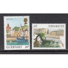 Guernsey - Correo 1991 Yvert 518/9 ** Mnh Vistas de la isla