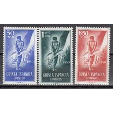 Guinea Correo 1950 Edifil 295/7 * Mh