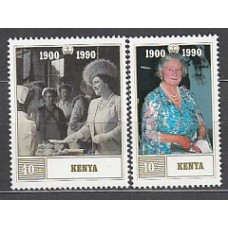 Kenya - Correo Yvert 519/20 ** Mnh  Reina madre