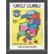 Turk y Caicos - Caicos Correo Yvert 51 ** Mnh Walt Disney