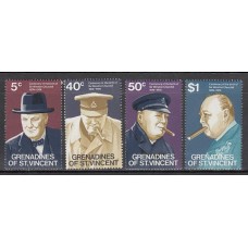 San Vicente-Grenadines - Correo Yvert 52/5 ** Mnh Winston Churchill