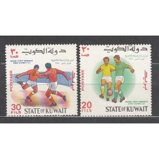 Kuwait - Correo 1972 Yvert 520/1 ** Mnh  Deportes fútbol