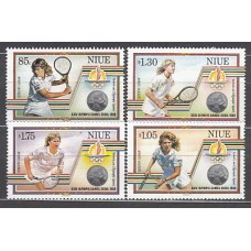 Niue - Correo Yvert 520/3 ** Mnh Deportes. Olimpiadas de Seoul