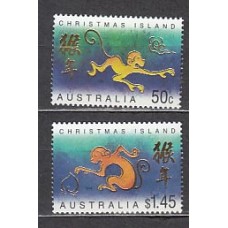 Christmas - Correo Yvert 521/2 ** Mnh Año Chino del Mono