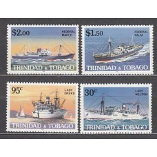 Trinidad y Tobago - Correo Yvert 522/5 ** Mnh  Barcos