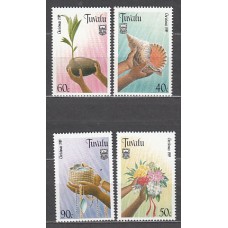 Tuvalu - Correo Yvert 523/6 ** Mnh Navidad