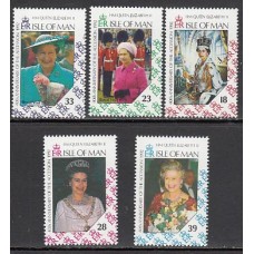 Man - Correo 1992 Yvert 526/30 ** Mnh Isabel II