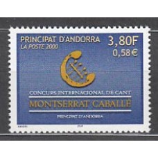 Andorra Francesa Correo 2000 Yvert 527 ** Mnh