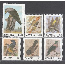 Zambia - Correo Yvert 530/5 ** Mnh   Fauna aves