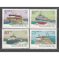 Macao - Correo Yvert 531/4 ** Mnh  Barcos