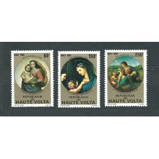 Alto Volta Correo Yvert 531/3 ** Mnh  Navidad