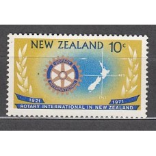 Nueva Zelanda - Correo 1971 Yvert 531 ** Mnh Rotary