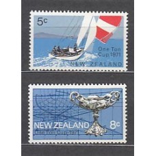 Nueva Zelanda - Correo 1971 Yvert 532/3 ** Mnh Deportes. Vela