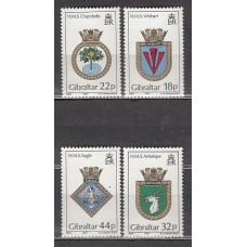 Gibraltar - Correo 1987 Yvert 532/5 ** Mnh Escudos