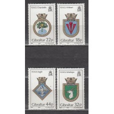 Gibraltar - Correo 1987 Yvert 532/5 ** Mnh Escudos