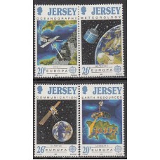 Jersey - Correo 1991 Yvert 533/6 ** Mnh Astro
